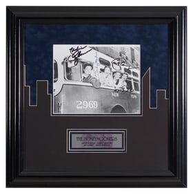 The Honeymooners (TV Sitcom) Autographed Memorabilia, Overall- H.- 19 3/4 in., W.- 20 in.