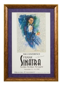 Leroy Neiman (American, 1921-2012), "Frank Sinatra" (1980), reproduced for The Conference Frank
