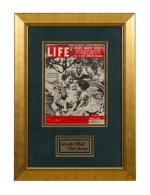 "I Love Lucy" Autographed Life Magazine Cover, Overall- H.- 29 in., W.- 21 1/4 in.
