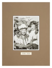 Roy Rogers and Dale Evans Autographed Memorabilia from "Happy Trails" (1986-1989), Overall- H.-16