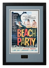 Annette Funicello and Frankie Avalon Autographed Memorabilia from "Beach Party" (1963), Overall- H.-