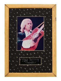 Tom Petty Autographed Memorabilia, Overall- H.- 20 1/2 in., W.- 14 1/2 in.