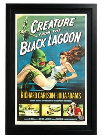 Special Edition Movie Poster Reprint of "Creature from the Black Lagoon" (1954), Sight- H.- 27 in.,