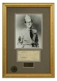 Phil Silvers, aka. Sgt. Bilko from "The Phil Silvers Show," Autographed Memorabilia, Overall- H.- 20