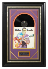B.B. King "Friends" Autographed Memorabilia, Overall- H.- 38 in., W.- 25 3/4 in.