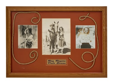 Roy Rogers and Dale Evans, "King of the Cowboys" and "Queen of the West", Autographed Memorabilia,