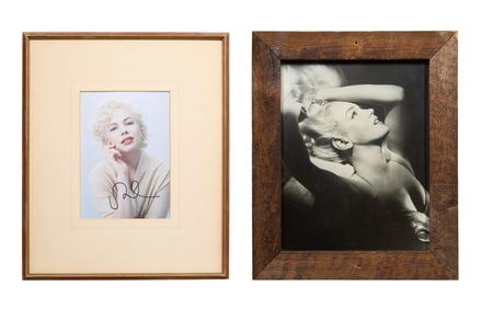 Marilyn Monroe Memorabilia, First Sight- H.- 14 in., W.- 11 in., Framed- H.- 19 in., W.- 15 3/4 in.;