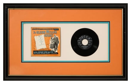 Glenn Miller "The Story" Music Memorabilia, Overall- H.- 18 3/4 in., W.- 30 1/4 in.