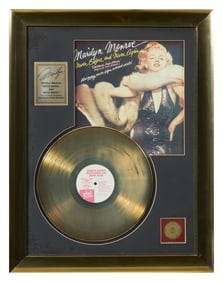 Marilyn Monroe "Never Before and Never Again" Memorabilia, Overall- H.- 27 in., W.- 21 in.