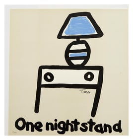 Todd Harris Goldman (American/Florida, b. 1969), "One Night Stand," H.- 22 1/2 in., W.- 20 3/4 in.