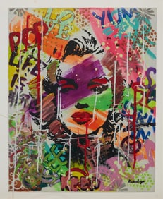 Nastya Rovenskaya (Russian, b. 1976), "Model (Marilyn)," Sheet- H.- 33 in., W.- 27 1/2 in., Overall-