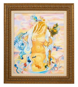 Arina Sleutsker (Russian/California, b. 1973), "Unveiling," 2009, H.- 24 in., W.- 20 in., Framed-