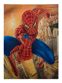 Patricia Fiorent (Swedish, b. 1973), "I Love You Spiderman," 2008, H.- 74 1/2 in., W.- 55 1/4 in.