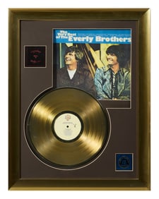 The Everly Brothers, "The Very Best of..." Memorabilia, Overall- H.- 27 in., W.- 21 in.