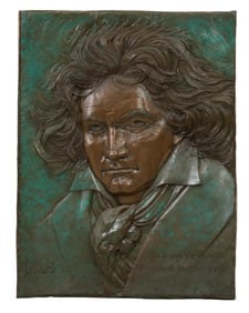 Bill Mack (American/Minnesota, b. 1949), "Beethoven," H.- 41 in., W.- 31 in.
