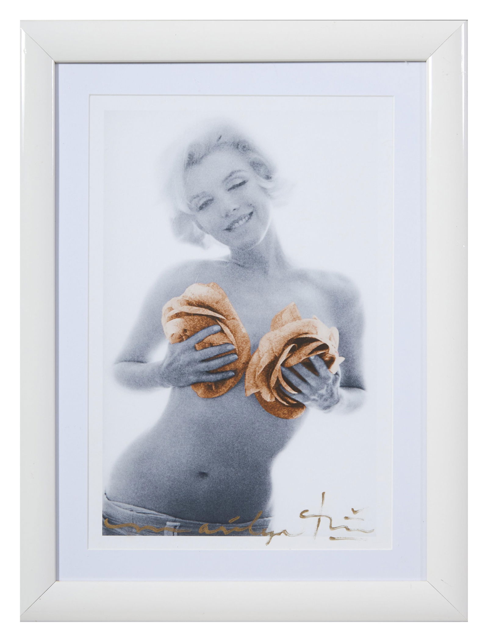 Bert Stern (American, 1929-2013), Marilyn Monroe with Gold Roses (1962), 2012, Sight- H.- 17 1/2 (1 of 5)