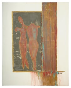 Allen Melton (American/Mississippi, b. 1964), "Painted Muses Within a Painting," H.- 60 in., W.- 48