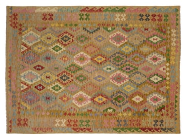 Turkish Kilim Carpet, 8' 2 x 11' 3.
