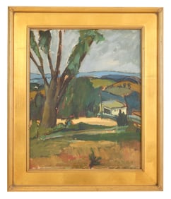 Franz Arthur Bischoff (Austrian/California, 1864-1929), "California Landscape," H.- 20 in., W.- 16