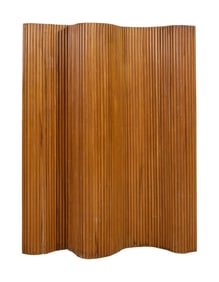 Vintage Clifford Pascoe Screen, 20th c. H.- 67 1/2 in., W.- 15 1/2 in., D.- 3/4 in.