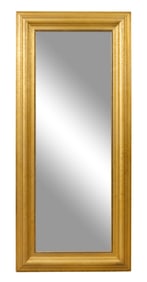 Large Gilt Overmantel Mirror, 20th c., H.- 71 in., W.- 31 1/2 in.