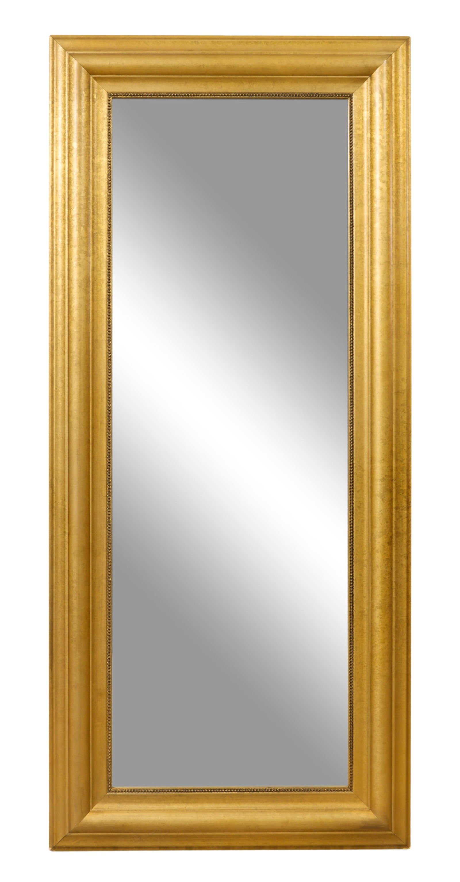 Large Gilt Overmantel Mirror, 20th c., H.- 71 in., W.- 31 1/2 in. (1 of 1)