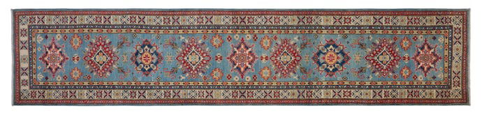 Uzbek Kazak Runner, 2' 9 x 12' 9.