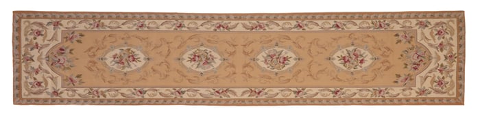 Aubusson Runner, 2' 5 x 12'.