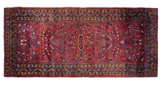 Antique Persian Sarouk Carpet, c. 1920, 3' 1 x 6' 6.