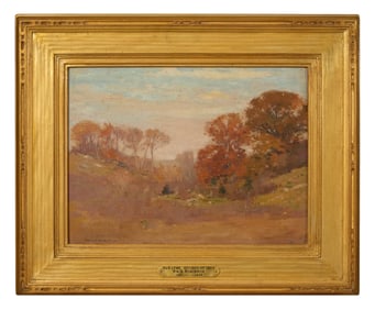 William S. Robinson (American, 1861-1945), "Old Lyme, Connecticut," October 1905, H.- 12 in., W.- 16