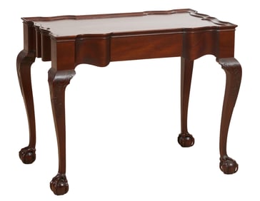 John Goddard Carved Mahogany Tea Table, Jeffrey Greene, Historic Newport Collection, Newport, Rhode