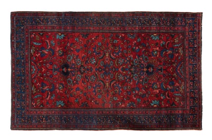 Fine Antique Persian Mehraban Carpet, c. 1925-1935, 4' 0 x 6' 4.
