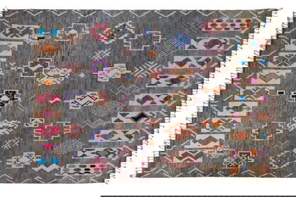 Moroccan Carpet, 9' 10 x 15'.