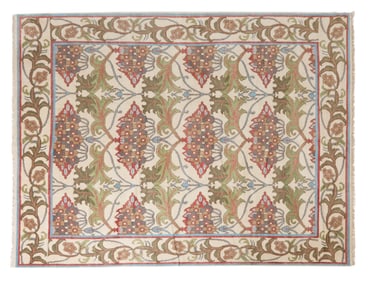 William Morris Arts & Crafts Carpet, 9' 2 x 12'.