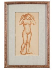 Aristide Maillol (French, 1861-1944), "L'Art d'Aimer d'Ovide," 1935, H.- 14 1/4 in., W.- 7 3/4 in.,