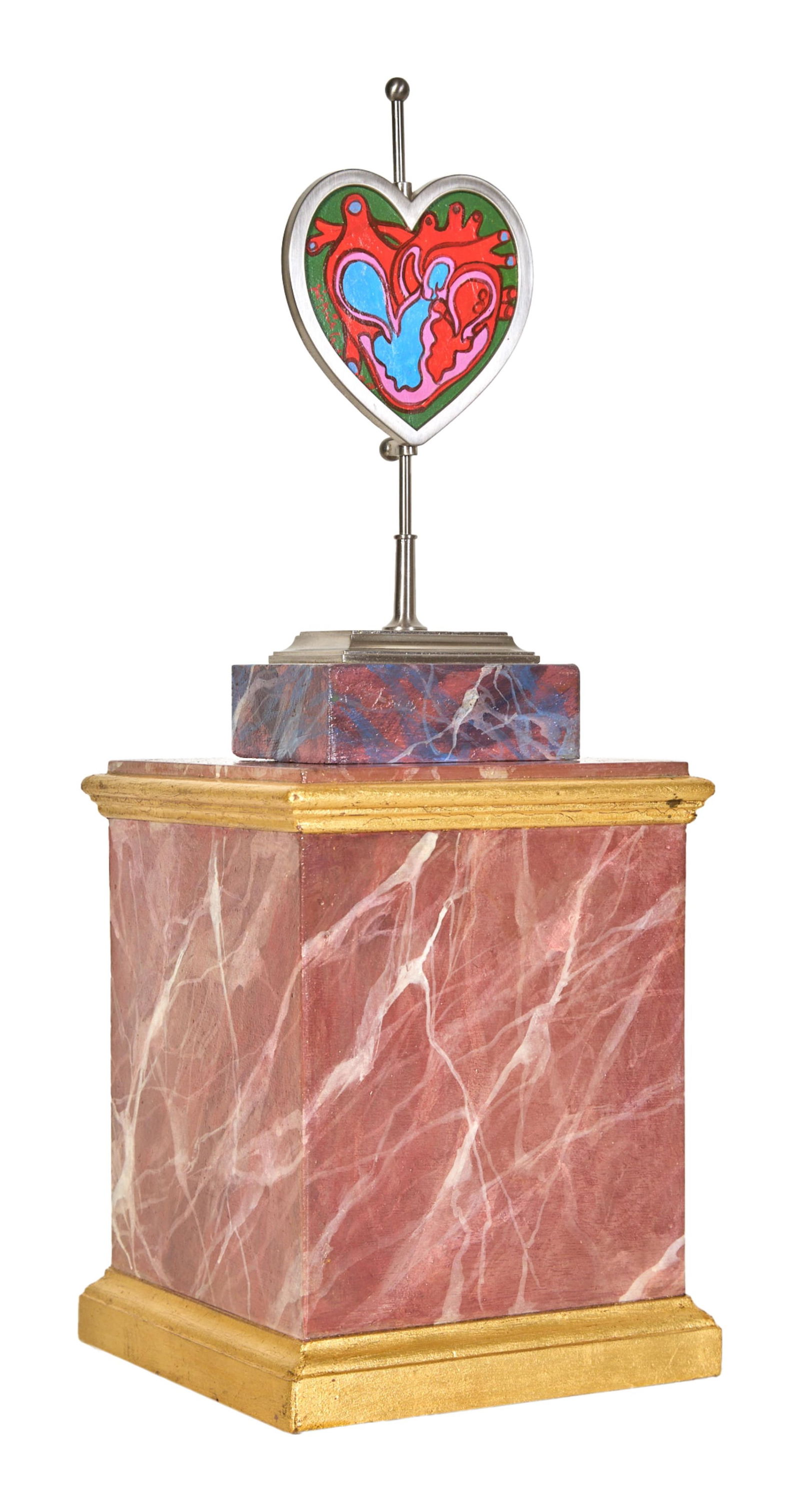 Jose Maria Cundin (Spanish/Louisiana, b. 1938), "Valentine," 2009, Overall- H.- 20 in., W.- 7 1/2 (1 of 6)