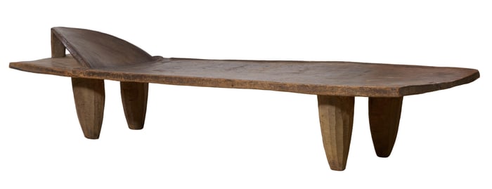 Antique Senufo Chief's Bed, Africa, 19th c., H.- 28 in., W.- 115, D.- 40 1/2 in.