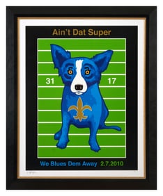 George Rodrigue (American/Louisiana, 1944-2013), "Ain't Dat Super, We Blews Dem Away..." 2010,