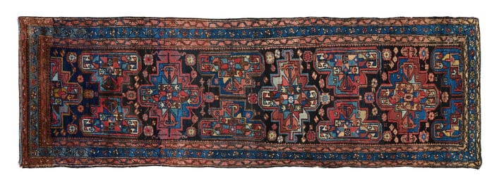 Antique Persian Hamadan-Kurd Runner, c. 1925-1935, 3' 3 x 10' 0.