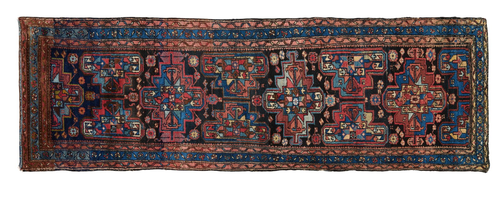 Antique Persian Hamadan-Kurd Runner, c. 1925-1935, 3' 3 x 10' 0. (1 of 15)