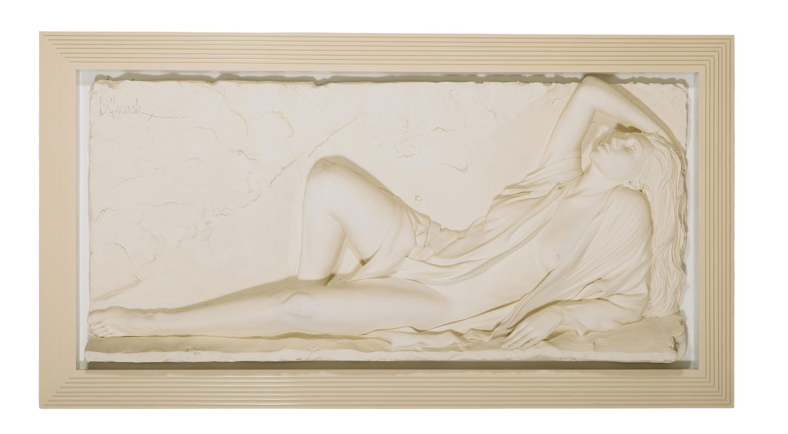 Bill Mack (American, b. 1949), "Large Reclining Woman with Open Blouse," Overall- H.- 39 1/2 in., (1 of 5)