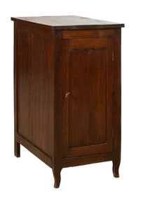 Unique French Provincial Oak Confiturier, 19th c., H.- 34 in., W.- 24 1/2 in., D.- 16 1/2 in.