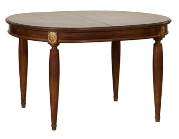 French Louis XVI Style Breakfast Table, 20th c., H.- 29 in., W.- 50 in., D.- 41 in.