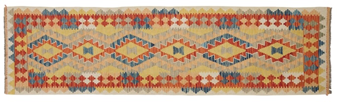 Turkish Kilim Runner, 2' 8 x 9' 9.
