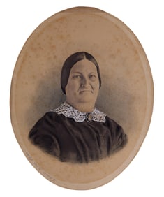Southern School/New Orleans (19th Century), "Portrait of Louise Aime(e) Pivert (French/Jamaica/New