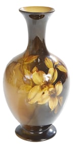 Rookwood Pottery Bottle Form Vase, late 19th c., H.- 7 3/4 in., Dia.- 4 in.