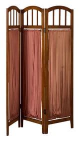 French Arts and Crafts Room Divider, early 20th c., H.- 64 1/2 in., W.- 60 in., D.- 1 in.