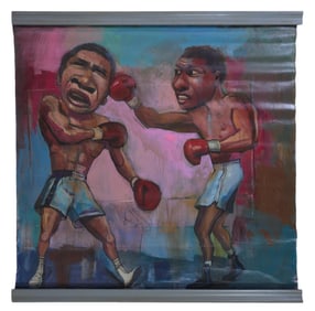 Gary Patterson and Marion Barnes (American/Alabama, 20th/21st Century), "The Knockout," H.- 72 1/2