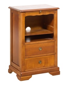 French Louis Philippe Style Cherry Confiturier, 20th c., H.- 33 1/2 in., W.- 22 in., D.- 14 1/2 in.