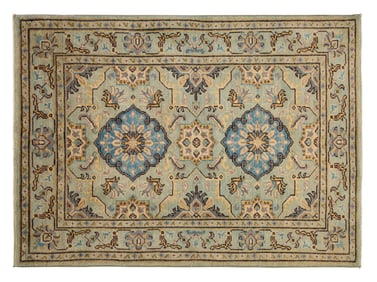 Uzbek Serapi Carpet, 3' 2 x 4' 4.